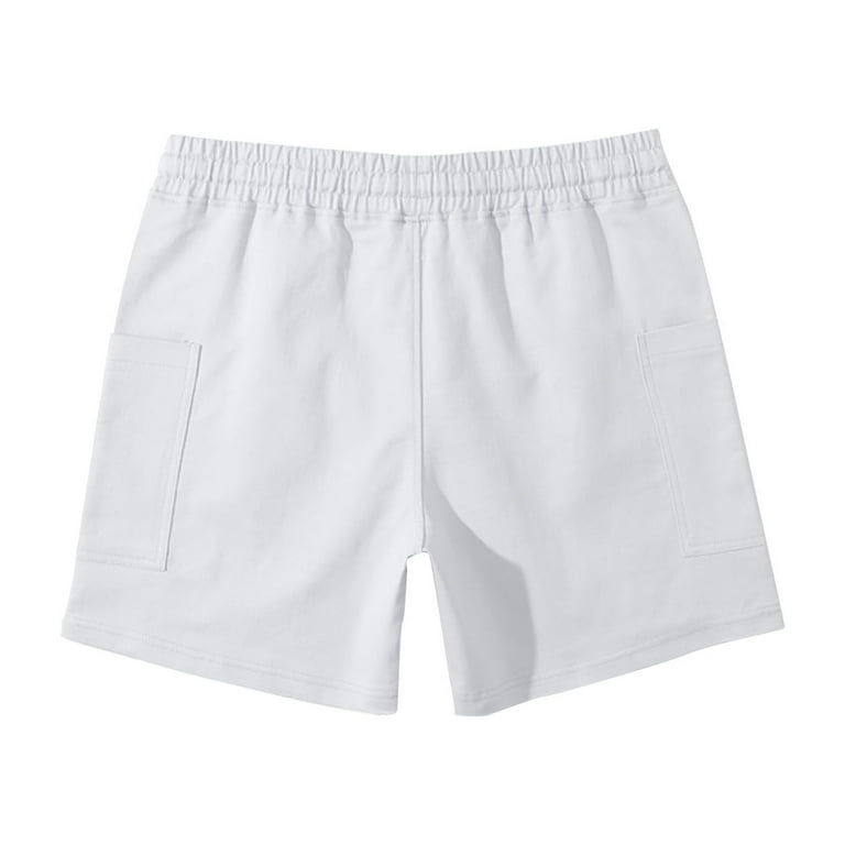 White basketball deals shorts walmart