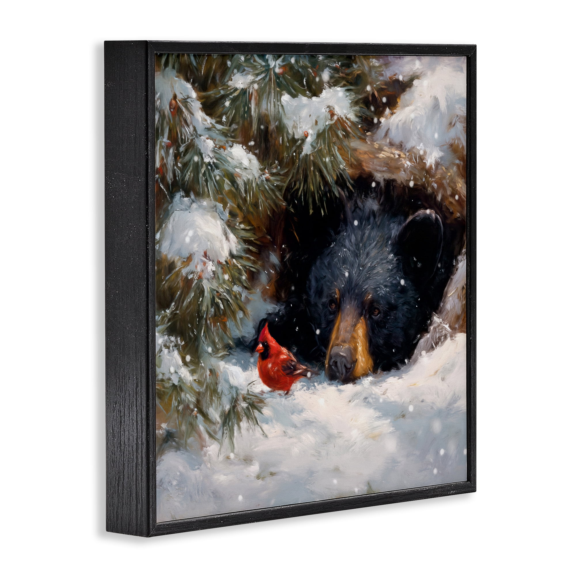 Stupell Industries Warm Watch From The Den Black Framed Giclee Art, design by Tina LeCour