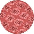 thumbnail image 1 of Ahgly Company Machine Washable Indoor Round Transitional Red Area Rugs, 3' Round, 1 of 7
