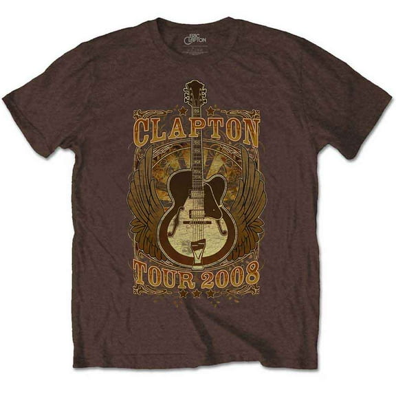 Eric Clapton Unisex T-Shirt Tour 2008 (Small)