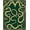 Green, Pattern 2, variant on Flatwoven High Traffic Area Rug, Gothic Serpent Area Rug Emerald & Gold Reptile Carpet, Non Slip, Stain Resistant, Washable Area Rugs for Living Room, Bedroom(Green, 3X5)