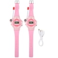 thumbnail image 2 of Walkie Talkies de juguete 2 piezas Jadeshay Reloj Walkie Talkies Color rosa, 2 of 14