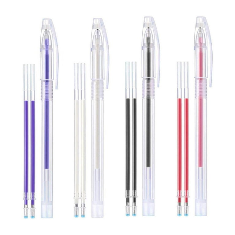 Fabric Marker Pen, 1 Set Heat Erasable Fabric 4 Colour 3pcs, Size: Large