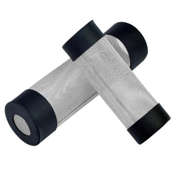Tapa de red de entrada de agua con orificio denso para filtro de pecera, cubierta de filtro de protección de red de succión antisucción para peces y camarones, acero inoxidable 316