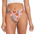 thumbnail image 1 of Fotbe Painting Peach Tanga Sin Costuras para Mujer con Estampado – Panties Invisibles, Transpirables y Cómodos para Uso Diario-Medium, 1 of 6