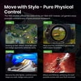 thumbnail image 3 of Yao L1 PRO Mobile Game Controller Joystick for iPhone (iOS 13.4 or Later, For iOS Mobile Games), Gaming Gamepad Compatible with PUBGG Mobile, Call of Duty Mobile(CODM), Wild Rift, Genshin Impact, 3 of 7