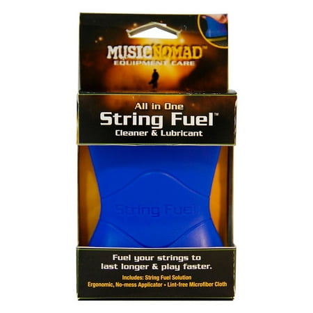 Music Nomad String Fuel - All In One String Cleaner & (Best Guitar String Cleaner Lubricant)