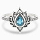 thumbnail image 2 of Anillo de plata de ley "Sin barro ni loto" para esposa, regalo de aniversario, cumpleaños, joyería para mujer, 5 unidades, color blanco, 2 of 5