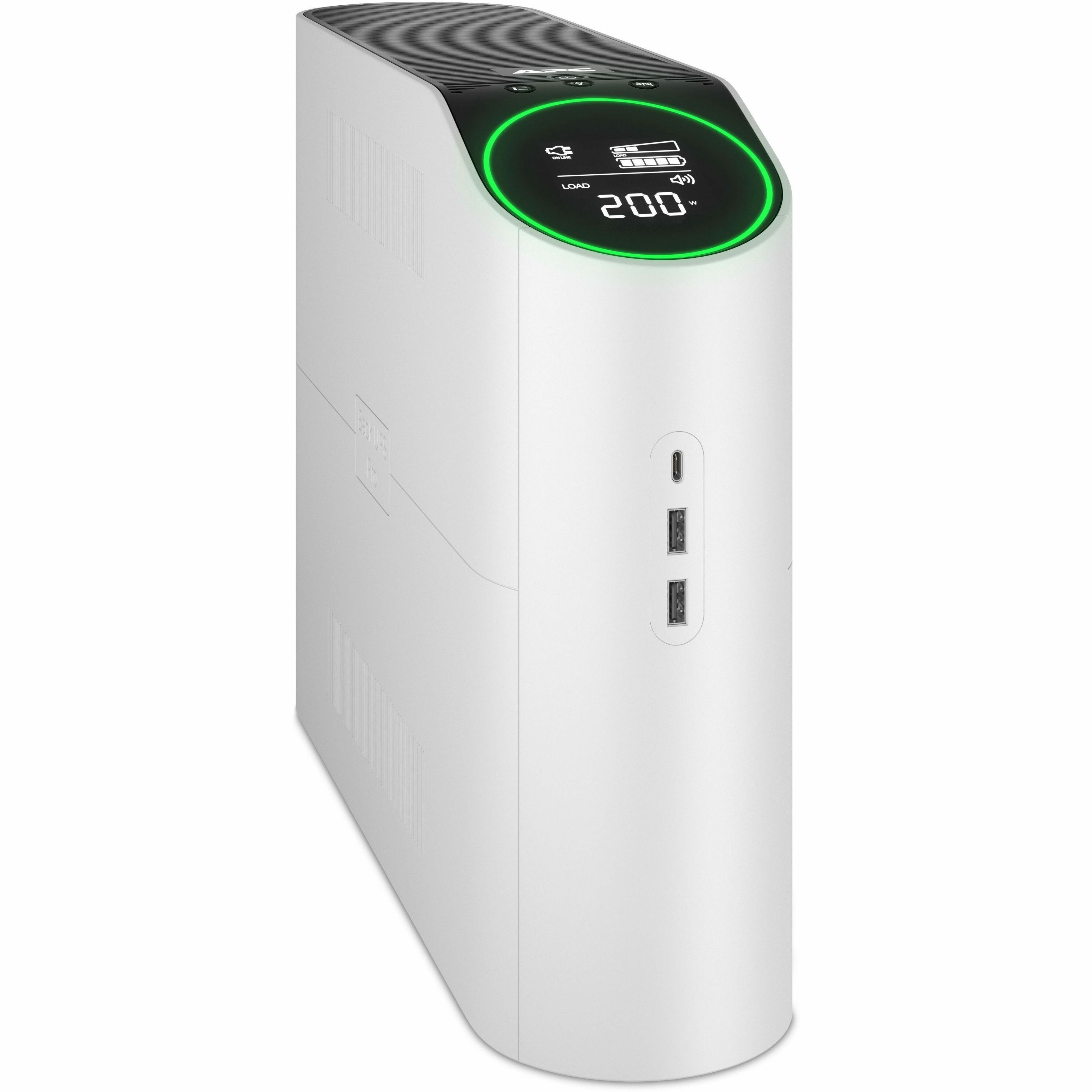 APC Gaming Back-UPS, 10 Outlet, 1500Va, Pure Sinewave, 120V, Arctic (White)
