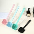 thumbnail image 6 of Unique Bargains 1 Pc Double Side Long Handle Bath Brush Back Scrubber for Bath 14.37" Length Blue, 6 of 6