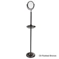 thumbnail image 5 of Floor Standing Make-Up Mirror 8 Inch Diameter with 4X Magnification and Shaving Tray - DMF-3/4X-SBR, 5 of 5