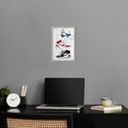 thumbnail image 3 of Primary Sneaker Collection Urban Style Canvas Wall Art by Notoriart, Silver Floater Frame, 10"x15", 3 of 7