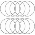thumbnail image 2 of Miangastore 20Pcs Macrame Hoops Ring: 2 Inch Metal Craft Hoops for DIY Dreamcatcher Floral Macrame Rings - Metal for Hanging Plants Wedding Wall Decoration, 2 of 8