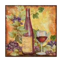 Trademark Fine Art 'Grapevine and Wine Red' Canvas Art by Art Licensing Studio