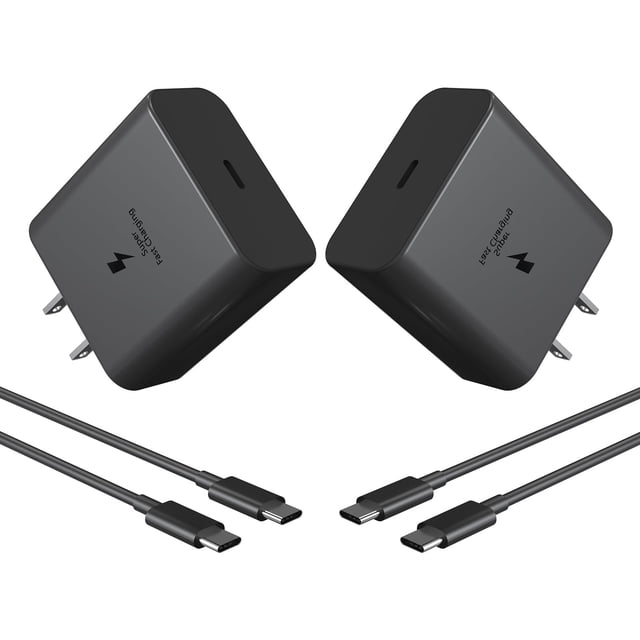 Cargador POWJDWZ USB C de 45 W para Samsung Galaxy S25 S24 S23