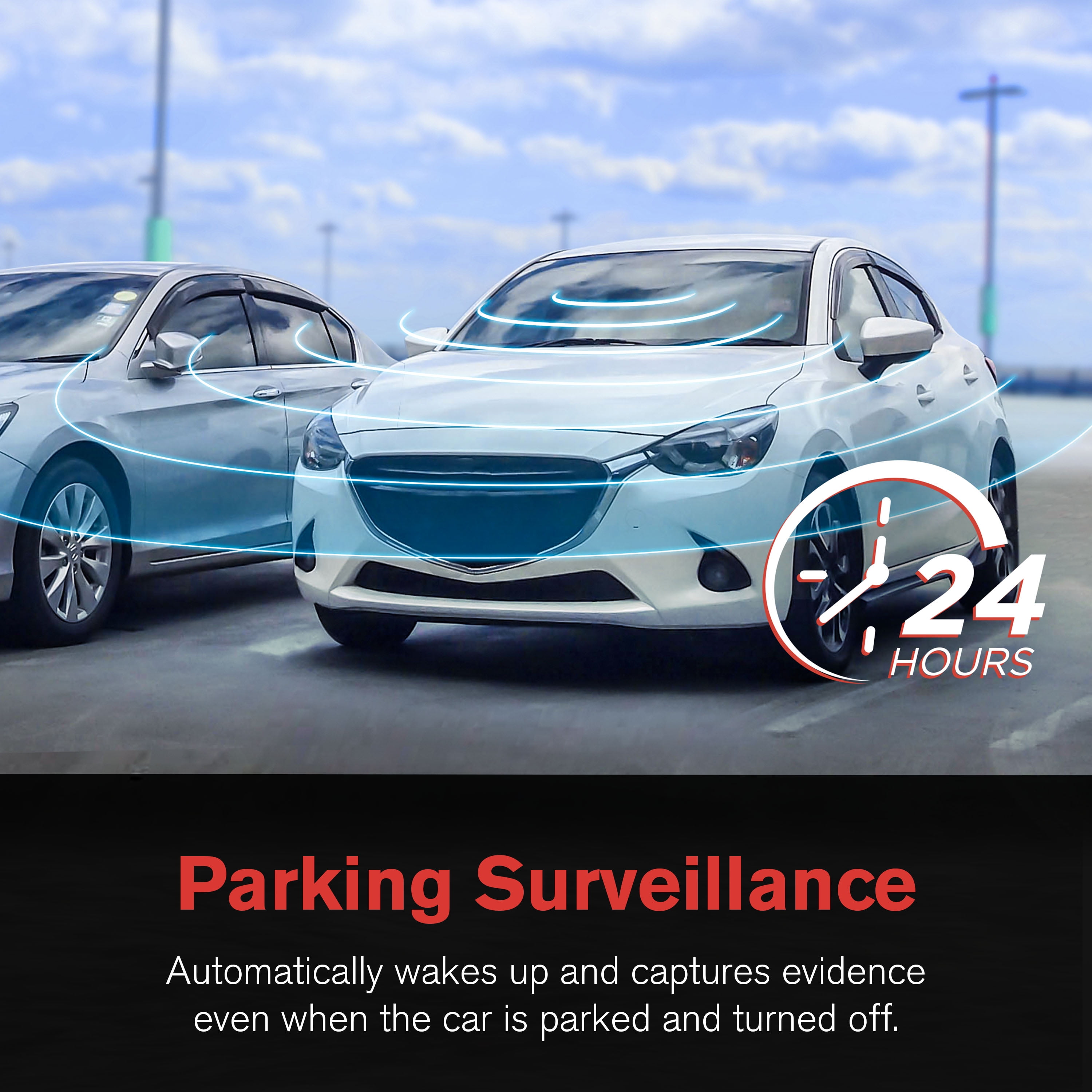 (3 pack) YADA Roadcam PLUS WIFI, 1080P Dash Cam with App Control and Smart G-Sensor Recording, 16GB Memory Card, BT532967