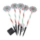 thumbnail image 2 of Juego de 5 luces solares navideñas para exteriores, 8 modos de iluminación LED con forma de bastón de caramelo, impermeables, para patio, jardín, césped y decoración navideña., 2 of 9