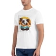 thumbnail image 6 of Graphic Tees Beach Summer Gildan Men's Short Sleeve T-Shirt 180g, 6 of 8