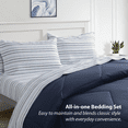 thumbnail image 4 of Bco Home 5-Piece Cooling Technology Navy Comforter and Sheet Set, Full, 4 of 8
