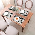 Art feature mat, heatresistant dining table mat, washable PVC table