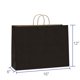 thumbnail image 2 of Bolsa de papel BagDream Kraft Paper, 16 x 6 x 12 pulgadas, 100 unidades, color negro, 2 of 5