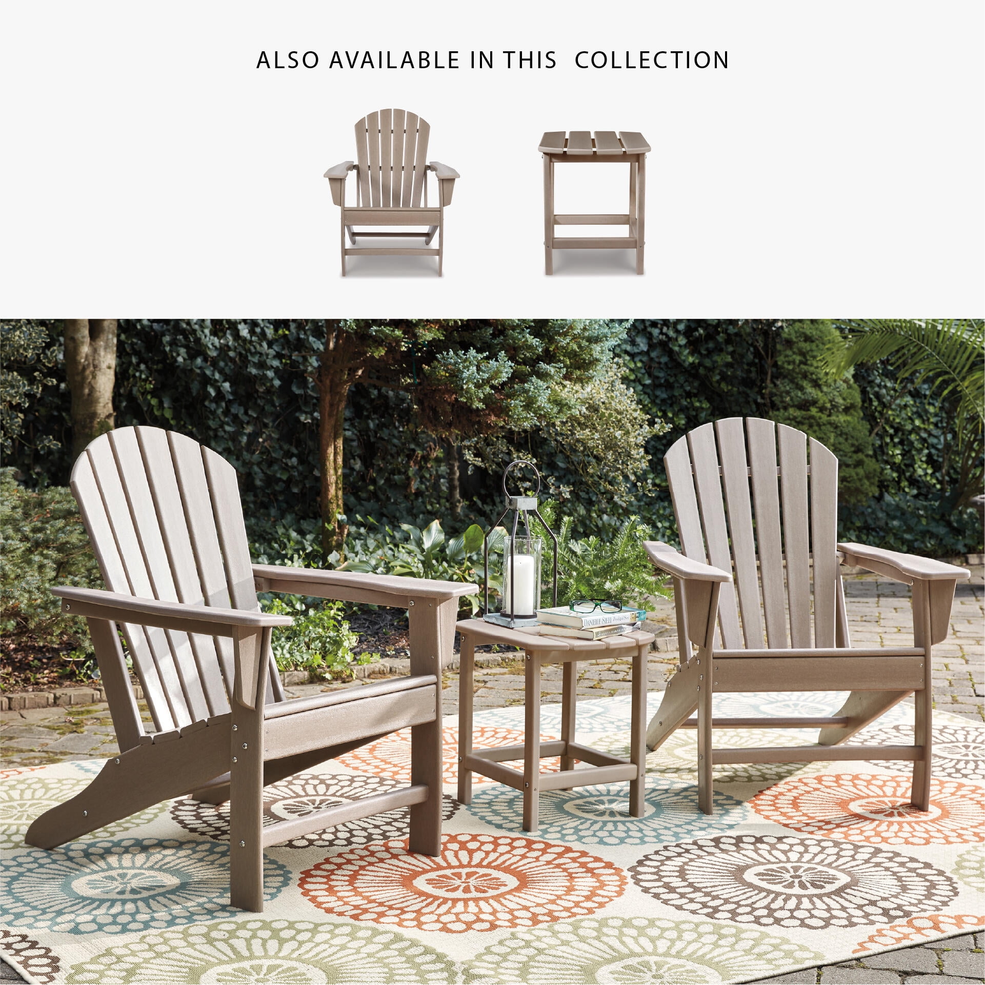 Signature Design by Ashley Contemporary Sundown Treasure End Table  Driftwood