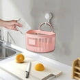 thumbnail image 7 of pvdgvd Multifunctional Storage Basket, Plastic - Single Handle, Hanging Design - Tear - Resistant - for Kitchen (Scallion, Ginger, Garlic), Bathroom, Bedside, Fruits/Utensils, 7 of 7