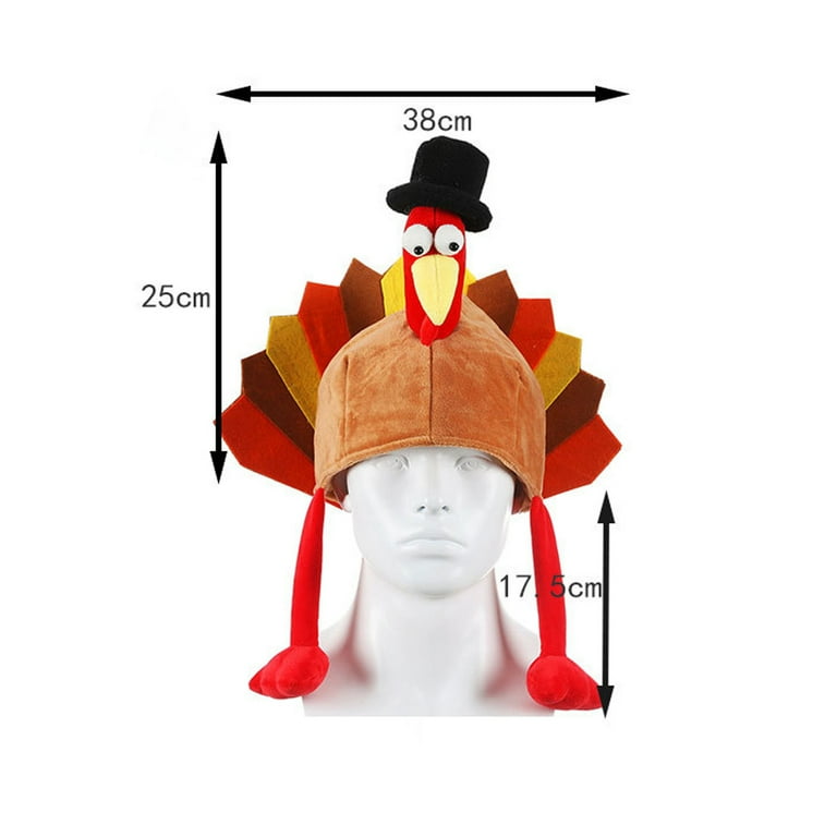Turkey Hat With Head & Legs Turkey Hat With Head & Legs