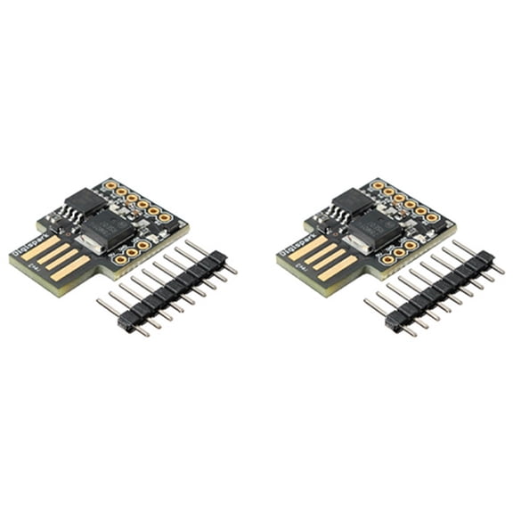 2X Attiny85 Board Development Board USB for Digispark,2 x development board,black