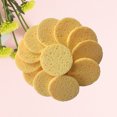 thumbnail image 2 of Miangastore 50pcs Natural Wood Pulp Sponge Cellulose Compress Cosmetic Puff Facial Washing Sponge Face Care Cleansing Makeup Remover Tools(Round,Skin Color), 2 of 8