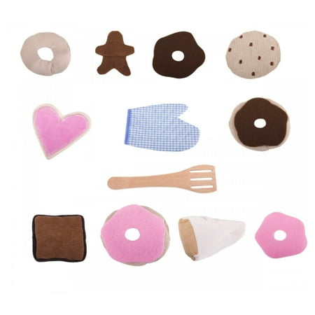 UPC: 0850216008518 | PopOhVer Pretend Play Plush Baking Food Play Set Donuts & Pastries