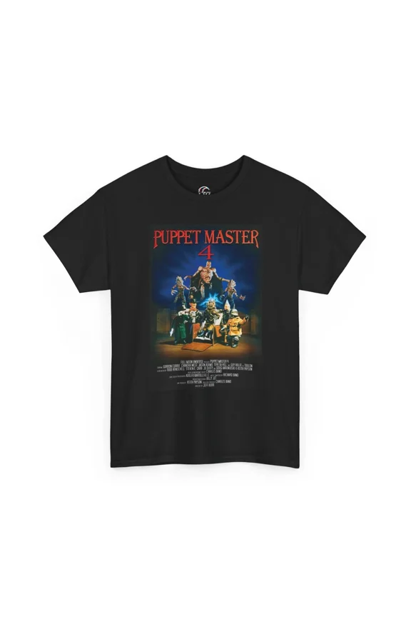 Puppet Master 4 Movie Poster T-Shirt, Retro Horror Movie Fan Gift