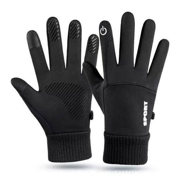 TELOLY Football Gloves Ideal for Commuting Football Gloves Eco-Friendly Materials Youth Football Gloves Fits the Hand Shape Black