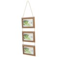 thumbnail image 4 of Wood Picture Frame Plaque Wall Mounted Photo Frame Home Decoration Indoor Use Rectangle Shape Simple Style 1Set, 4 of 4