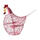 thumbnail image 2 of Organizador de almacenamiento de alimentos para hueveras, multiusos, rústico, compacto, para encimera, con forma de pollo rosa, 2 of 9