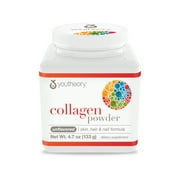 (2 pack) Youtheory Collagen Powder - Unflavored 4.7 oz.