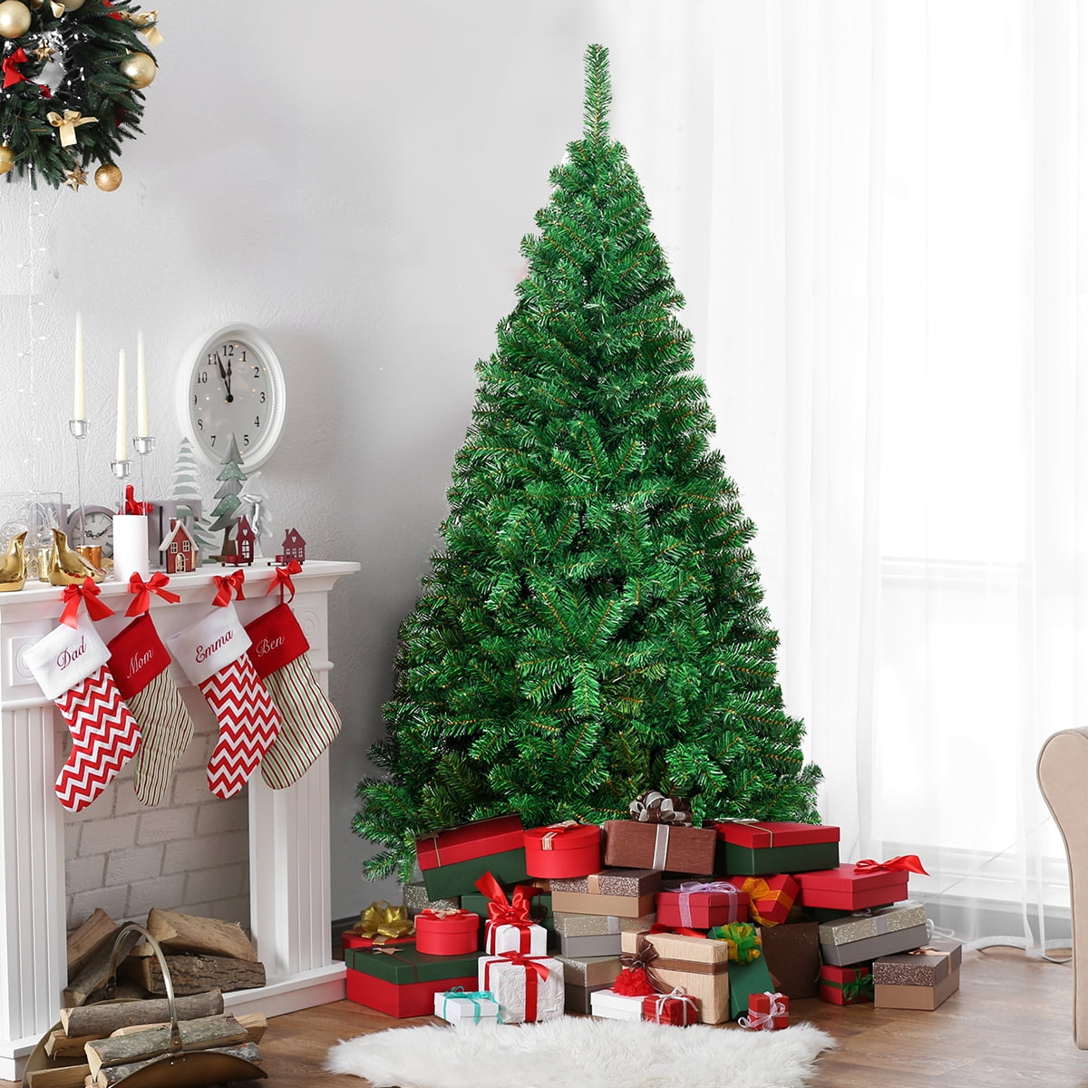 5ft Oncor Eco-Friendly Luxury Aspen Christmas Hinge Tree