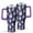 Dark Purple Halloween, variant on Day Of the Dead Halloween Pattern Tumbler with Handle and Lid,40oz Double Wall Vacuum Insulated Tumbler,Cups Gift for Women and Men