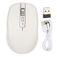 thumbnail image 2 of Souris BT pour Ordinateur Portable, Souris Optique USB 2,4G, Souris RVB Double Mode 2400 DPI avec 12 Effets d'Éclairage RVB pour Ordinateur Portable pour pour OS X, 2 of 7