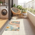 thumbnail image 4 of Yayeee Doormat for Indoor Entrance 32" x 20" Non Slippery Floor Rug, Beige Rainbow Clouds, 4 of 8