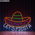 thumbnail image 2 of Glowneon Let's Fiesta Neon Led Sign For Mexican Restaurant Wall Decor, 2 of 5