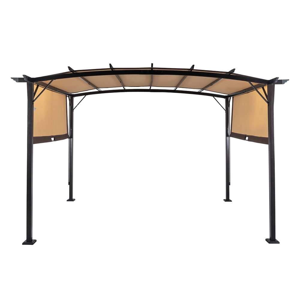 Aimee Lii 141"x111" Canopy Tent Awnings for Decks, Backyard Canopy Gazebo, Awnings for Patio Waterproof