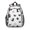 Black Cat and, variant on Cat and Rabbit Checkerboard Blue Backpack for School, Cute School Bag with Adjustable Shoulder Straps and Padded Back, 15"x11.42"x5.5"