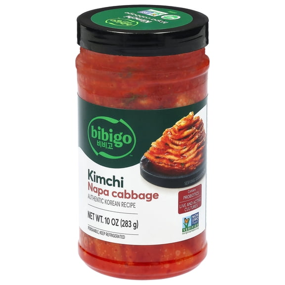 Bibigo Refrigerated Korean-Style Napa Cabbage Kimchi, 10.0 oz