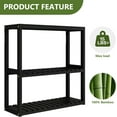 thumbnail image 3 of Bamworld Bathroom Shelves for Storage, Small Black Bathroom Shelf Over Toilet, Adjustable 3 Tiers Shelf for Bathroom Storage, 3 of 6