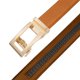 thumbnail image 3 of Belt Automatic Leather Western Decorative Waist Belt, Women Men Business Suit, Easy-Click No Holes Coloured Buckle, High-Quality Leather Foldable Adjustable, for Office Professional Wear,, 3 of 9