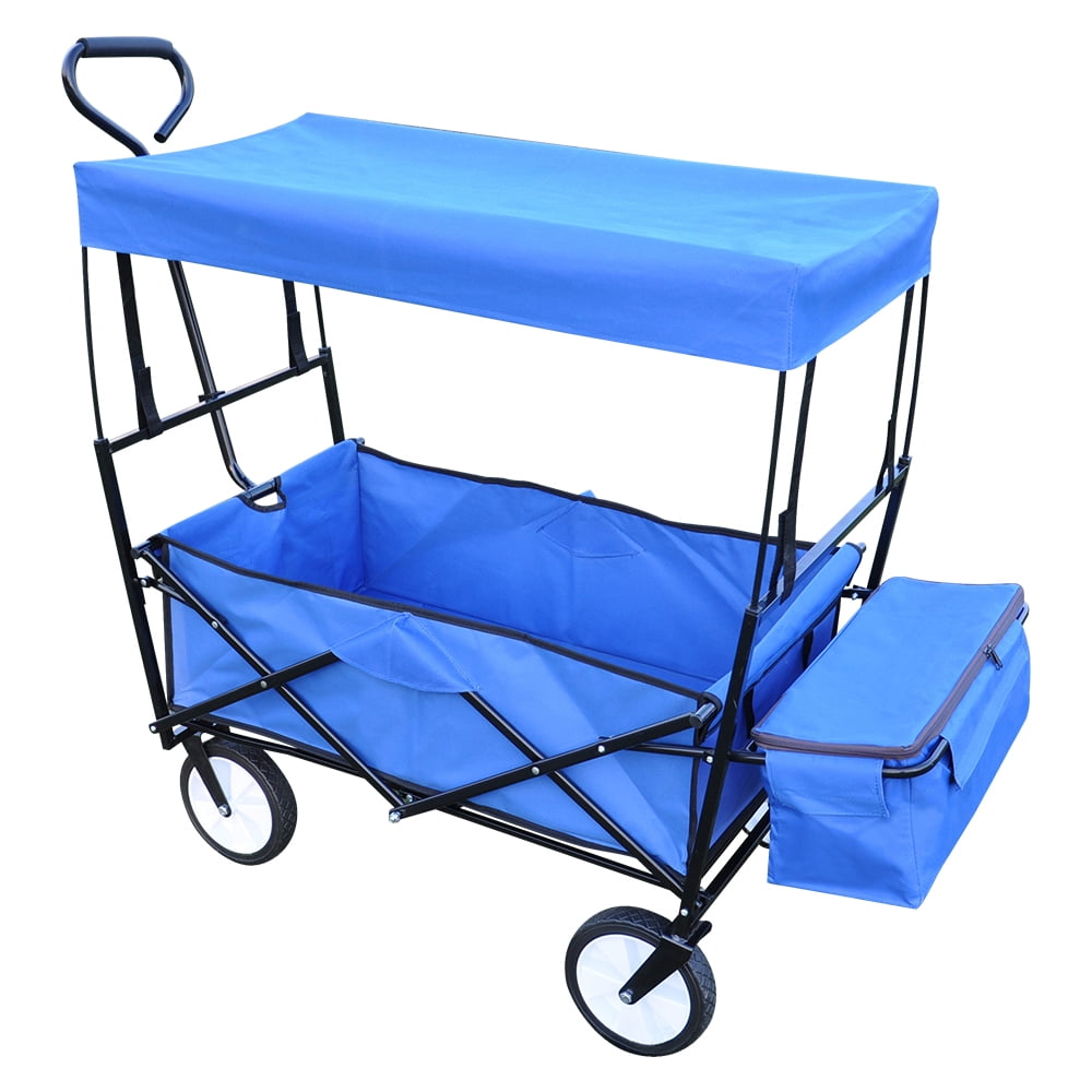 Collapsible Folding Carts with Wheels for Groceries Garden 150 lbs