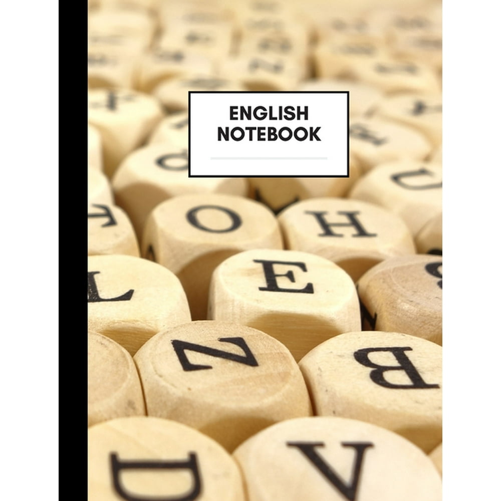 English Notebook Composition Book for English Subject, Medium Size