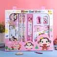thumbnail image 4 of YIMWNYI 8-Piece Stationery Set, Pencil Case, Pencils, Ruler, Sharpener, Eraser, Notebook, Cute and Practical Design for Learning and Work, 4 of 4