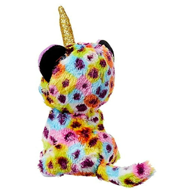 Ty Beanie Boos - Giselle the Unicorn Leopard – Glitter Eyes